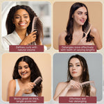 Load image into Gallery viewer, Peine Con Púas Anchas Onduladas para Cabello Ondulado, Rizo, Largo y Grueso. Desenredante, Definidor de Rizos, Peine Pelo Rizo, Antitirones, Método Curly. Con Dientes Anchos que Reducen Nudos.
