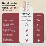 Load image into Gallery viewer, Peine Con Púas Anchas Onduladas para Cabello Ondulado, Rizo, Largo y Grueso. Desenredante, Definidor de Rizos, Peine Pelo Rizo, Antitirones, Método Curly. Con Dientes Anchos que Reducen Nudos.
