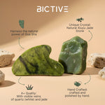 Cargar imagen en el visor de la galería, Set Premium de 2 Piedras Gua Sha para Masaje Facial de Jade Verde Auténtico. Masajeador Facial, Tonifica la Piel, Guasha Facial, Gua-Sha de Drenaje Linfático para la Cara, Cuello y Escote.
