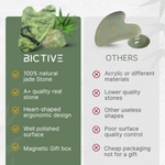 Cargar imagen en el visor de la galería, Set Premium de 2 Piedras Gua Sha para Masaje Facial de Jade Verde Auténtico. Masajeador Facial, Tonifica la Piel, Guasha Facial, Gua-Sha de Drenaje Linfático para la Cara, Cuello y Escote.

